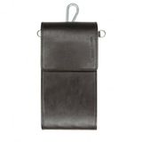 Темно-коричнева сумка-чохол для телефону Grande Pelle 706620 706620 фото