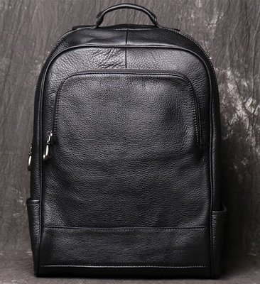 Чёрный кожаный рюкзак BEXHILL Vt1003A Vt1003A фото