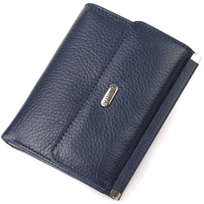Практичний гаманець для жінок середнього розміру з натуральної шкіри CANPELLINI 21813 Синій 21813 фото