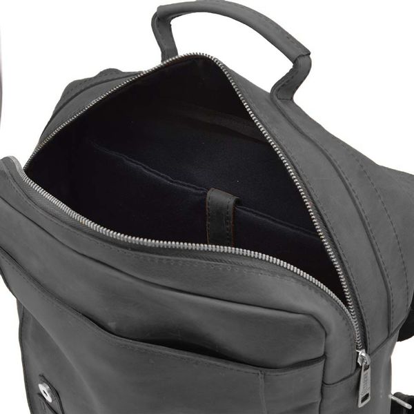 Сумка рюкзак для ноутбука з вінтажної шкіри TARWA RA-3420-3md чорна RA-3420-3md фото