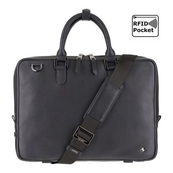 Сумка Visconti PLT10 Royce 13 (Black) чорний PLT10 BLK фото