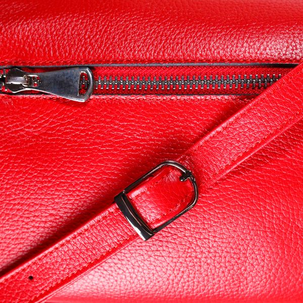 Яскрава сумка жіноча на плече KARYA 20845 шкіряна Червоний 20845 фото