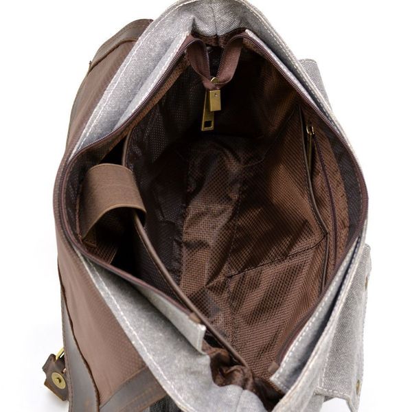 Чоловіча сумка мікс тканини канвас і шкіри RGj-6690-4lx TARWA RGj-6690-4lx фото