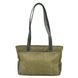Женская сумка тоут из канвас и кожи TARWA REH-3930-3md с передними карманами REH-3930-3md фото 4