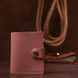 Компактне жіноче портмоне з натуральної шкіри Shvigel 16488 Рожевий 16488 фото 6