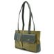 Женская сумка тоут из канвас и кожи TARWA REH-3930-3md с передними карманами REH-3930-3md фото
