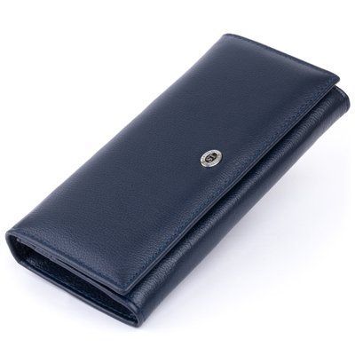 Кошелек на магнитах с клапаном женский ST Leather 19241 Темно-синий 19241 фото