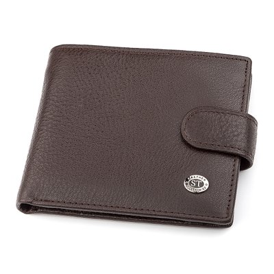 Чоловічий гаманець ST Leather 18307 (ST104) шкіряний Коричневий 18307 фото