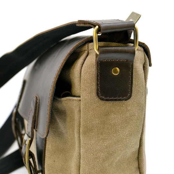 Мужская сумка через плечо из канваса и кожи RSc-6002-3md TARWA RSc-6002-3md фото