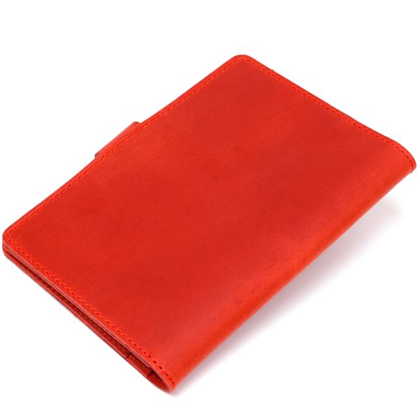 Стильный матовый кожаный тревел-кейс Shvigel 16519 Красный 16519 фото