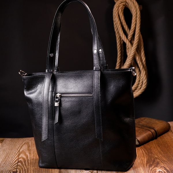 Класична жіноча сумка-шоппер KARYA 20896 Чорний 20896 фото