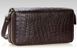 Кошелек-клатч CROCODILE LEATHER 18260 из натуральной кожи крокодила Коричневый 18260 фото 2