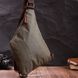 Зручна сумка через плече для чоловіків із текстилю Vintage 22197 Оливковий 56830 фото 8