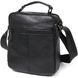 Вместительная кожаная мужская сумка Vintage 20683 Черный 20683 фото 2
