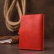 Стильный матовый кожаный тревел-кейс Shvigel 16519 Красный 16519 фото 8