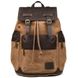 Канвас рюкзак-мішок TARWA RCc-0010-4lx зі шкірою крейзі хорс RCc-0010-4lx фото 2