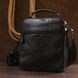Вместительная кожаная мужская сумка Vintage 20683 Черный 20683 фото 7