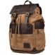 Канвас рюкзак-мішок TARWA RCc-0010-4lx зі шкірою крейзі хорс RCc-0010-4lx фото 1