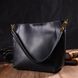 Ділова жіноча сумка з натуральної шкіри 22109 Vintage Чорна 56310 фото 7