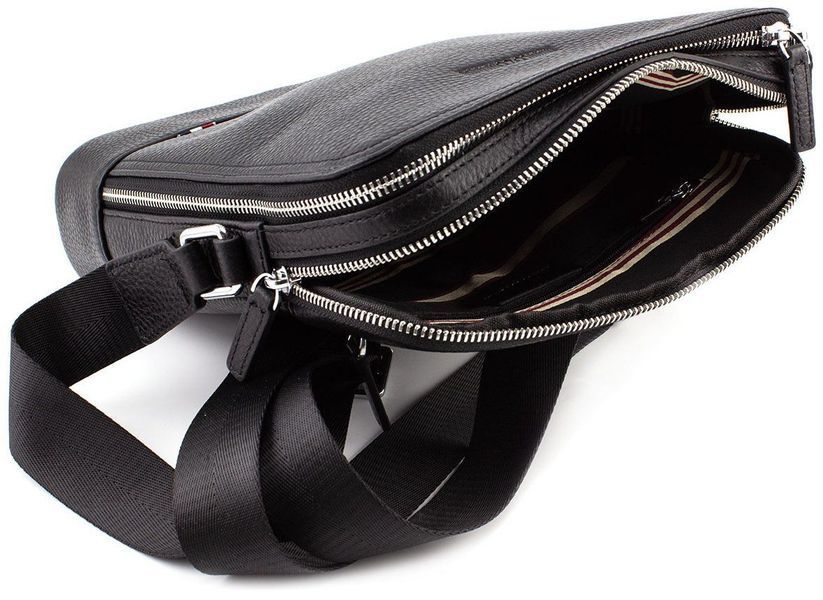 Чоловіча шкіряна сумка месенджер Marco Coverna MC 6952-1 Black MC 6952-1 Black фото