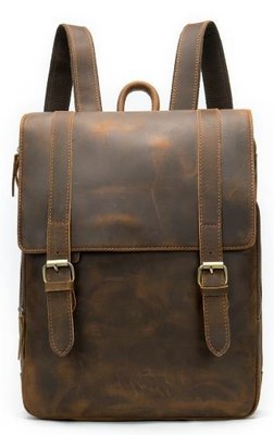 Якісний рюкзак з натуральної шкіри Vintage 14872 Коричневий 14872 фото