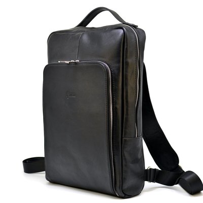 Кожаный рюкзак для ноутбука 15" дюймов TA-1240-4lx в черном цвете TA-1240-4lx фото