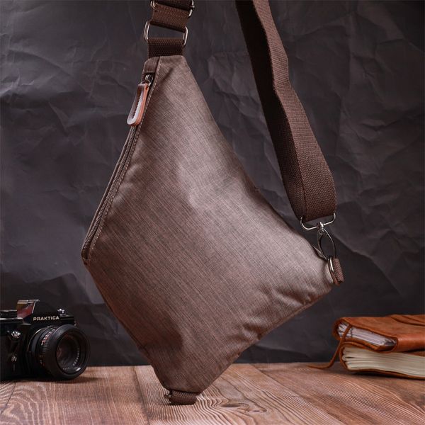 Чудова сумка через плече для чоловіків із текстилю Vintage 22198 Пісочний 56831 фото