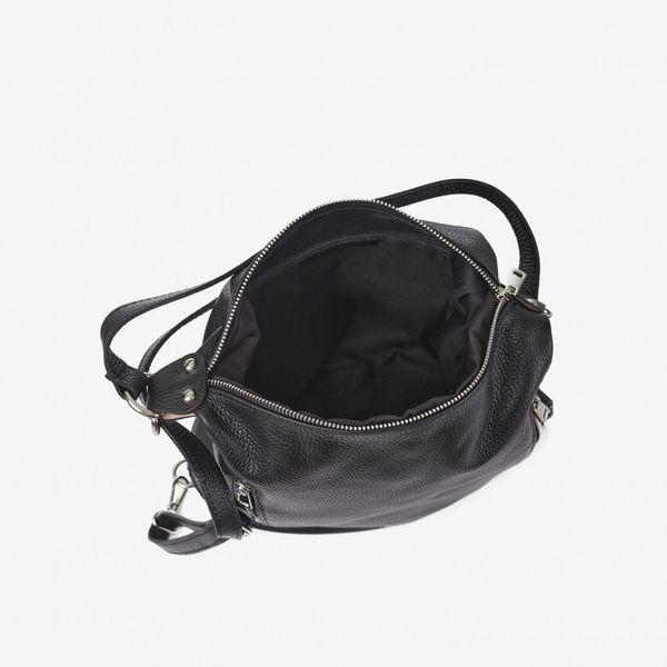 Жіноча шкіряна сумка-рюкзак Virginia Conti Vc03456 Black Vc03456 Black фото