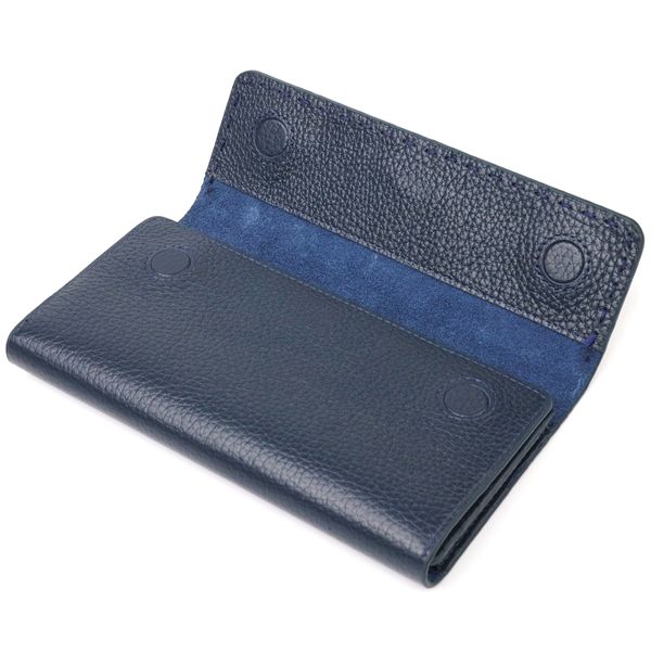 Зручний жіночий гаманець із натуральної шкіри CANPELLINI 21665 Синій 21665 фото