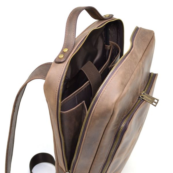 Рюкзак для ноутбука 15 "дюймів RC-1240-4lx в коричневій шкірі крейзі хорс RC-1240-4lx фото