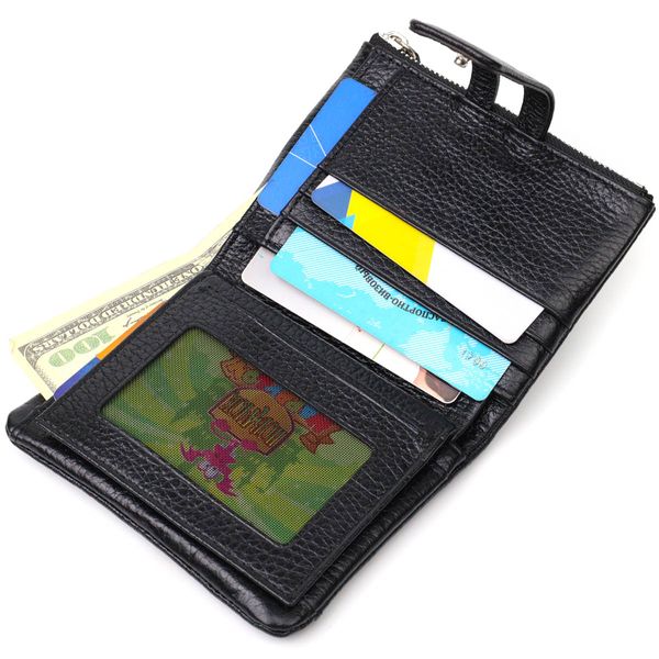 Практичний жіночий гаманець з натуральної шкіри Tony Bellucci 22060 Чорний 22060 фото