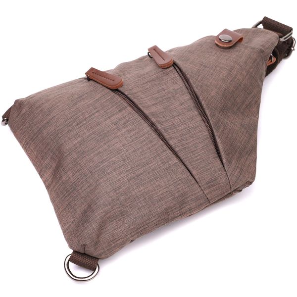 Чудова сумка через плече для чоловіків із текстилю Vintage 22198 Пісочний 56831 фото