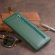 Горизонтальний тонкий гаманець зі шкіри унісекс ST Leather 19328 Зелений 19328 фото 7