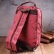 Оригінальний рюкзак з текстилю 21256 Vintage Малиновий 55140 фото 8