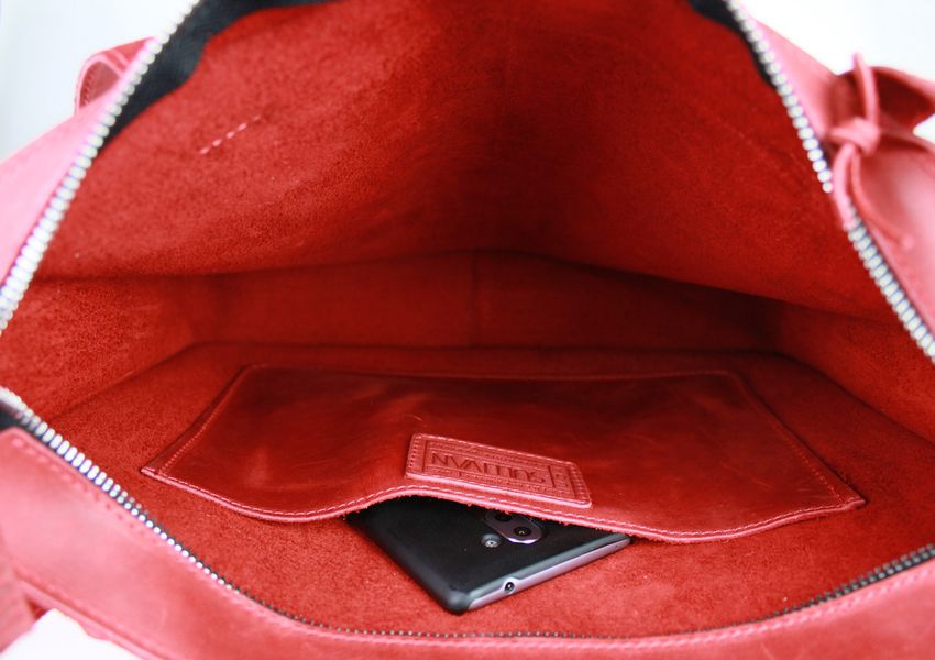Сумка жіноча шкіряна велика шопер SKE sg4(40) червона sg4(40) фото