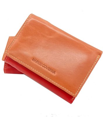 Персиковий жіночий гаманець з комбінованої шкіри Marco Coverna 2-2068-12 2-2068-12 фото