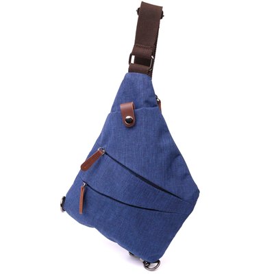 Модная мужская сумка через плечо из текстиля Vintage 22199 Синий 56832 фото