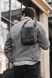 Кожаная мужская сумка на плечо небольшая REK-013-2-Flotar черная REK-013-2-Flotar фото 3