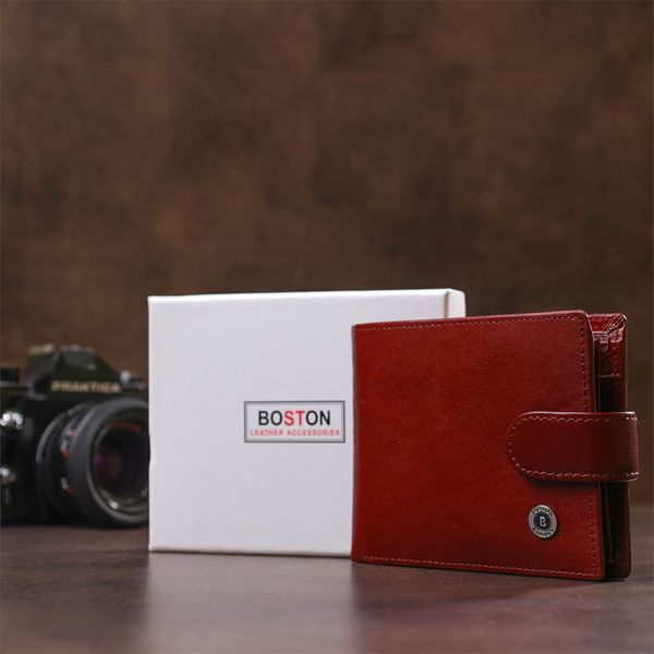 Компактний чоловічий гаманець Boston 18810 Коричневий 18810 фото