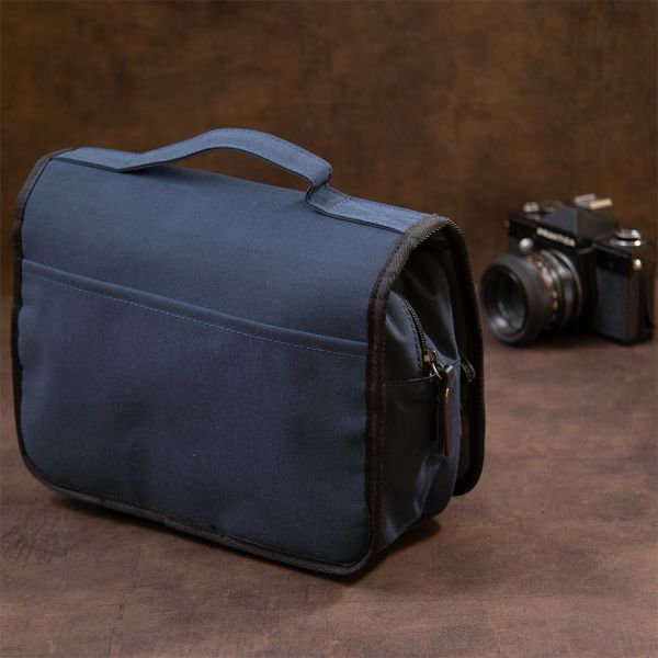 Текстильна сумка-органайзер в подорож Vintage 20656 Темно-синя 49031 фото