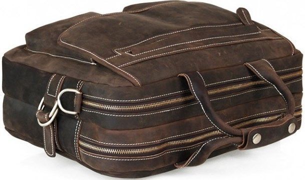 Сумка Vintage 14570 из винтажной кожи Коричневая 14570 фото