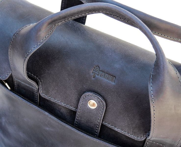 Чоловіча сумка-портфель з натуральної шкіри крейзі хорс RK-1812-4lx TARWA RK-1812-4lx фото