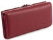 Бордовый кожаный кошелёк на магните женский Marco coverna MC-1412-4 MC-1412-4 фото 1