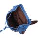 Місткий текстильний рюкзак, що закривається клапаном на магніт Vintage 22152 Блакитний 56788 фото 4