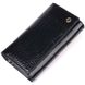 Лаковий жіночий гаманець з візитницею ST Leather 19403 Чорний 19403 фото 1