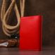 Практичный кожаный тревел-кейс Shvigel 16524 Красный 16524 фото 8