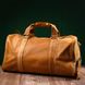 Містка дорожня сумка з натуральної вінтажної шкіри Vintage 22140 Світло-коричнева 22140 фото 8