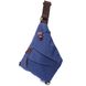 Модна чоловіча сумка через плече з текстилю Vintage 22199 Синій 56832 фото 1