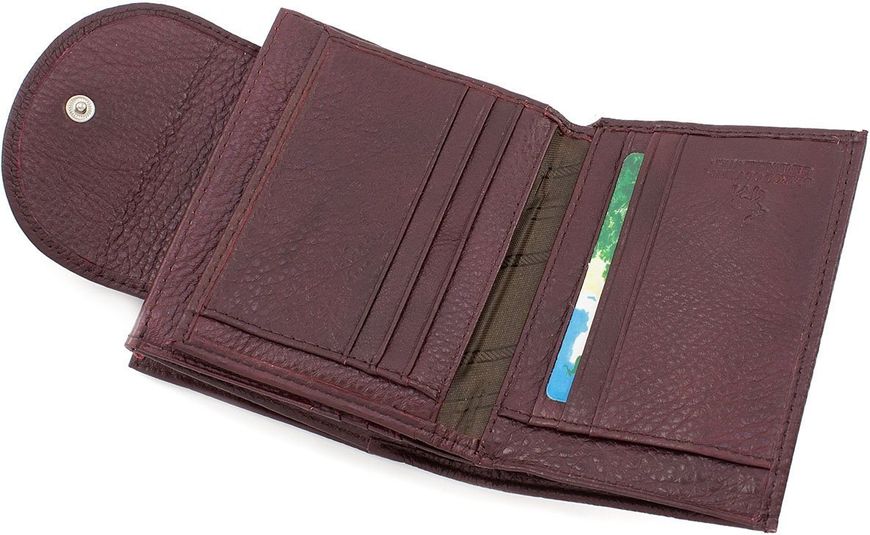 Ожинний шкіряний гаманець жіночий Marco Coverna MC-2036-8 MC-2036-8 brown фото