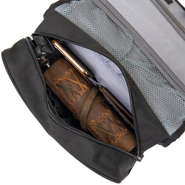 Текстильна сумка-органайзер в подорож Vintage 20657 Чорна 49032 фото